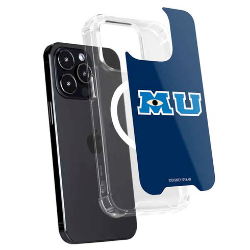 Disney Monsters University MU Logo iPhone 15 Pro MagSafe Case